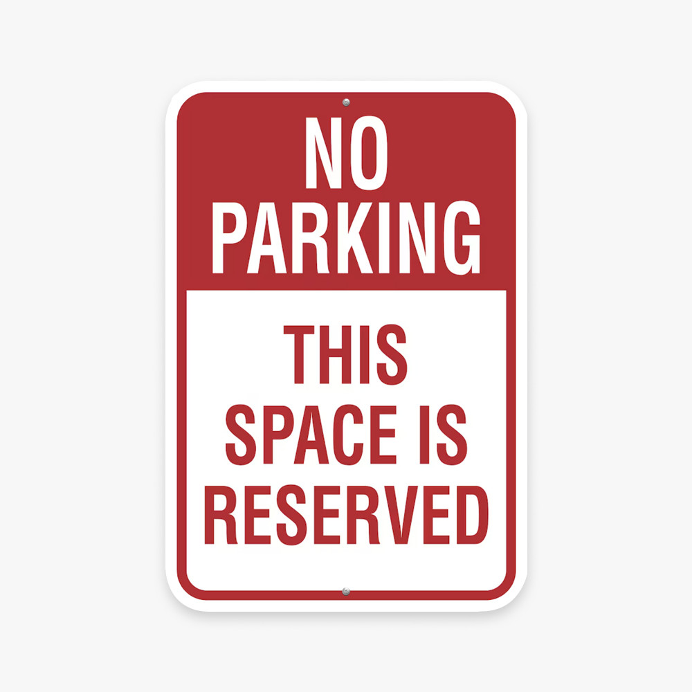 Parking and directional signs sample